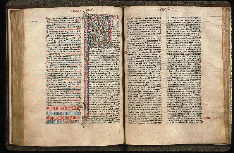 Paris, Bibl. Sainte-Geneviève, ms. 0011, f. 152v-153