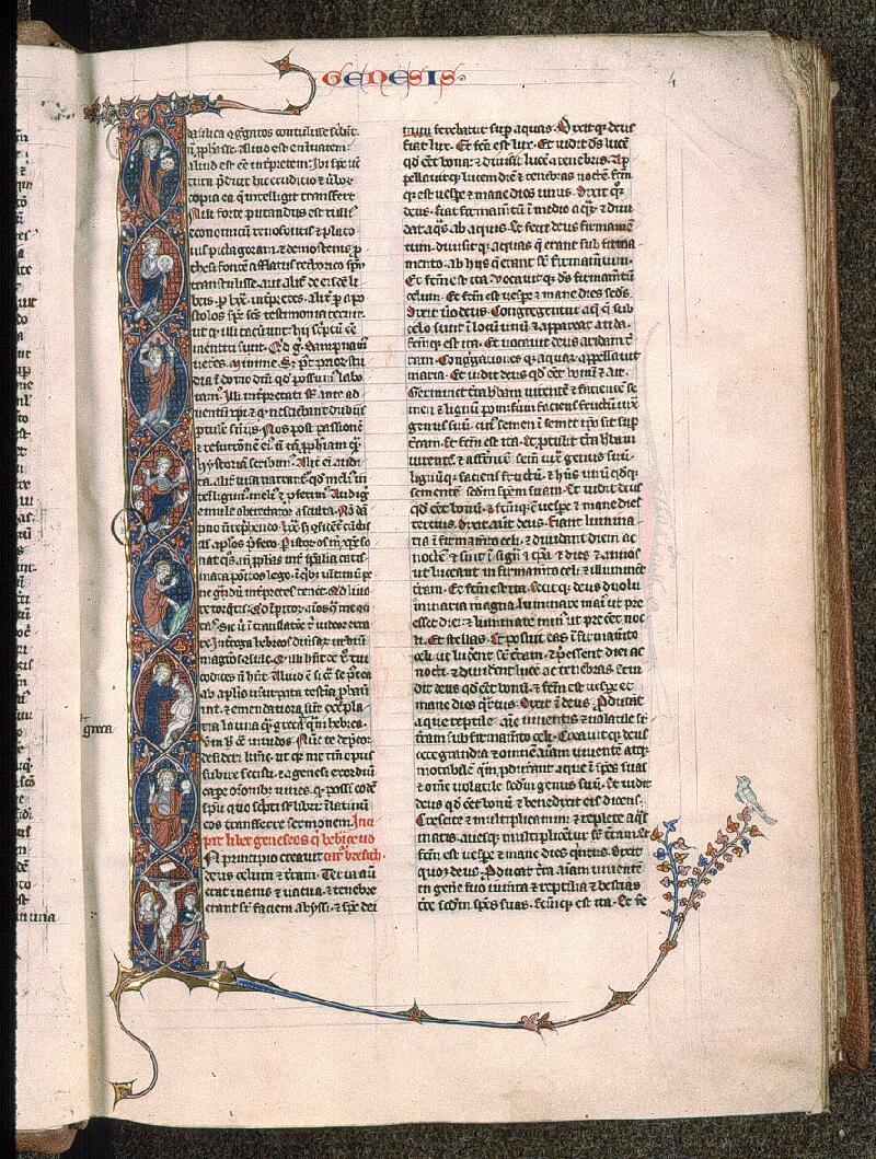 Paris, Bibl. Sainte-Geneviève, ms. 0015, f. 004 - vue 1