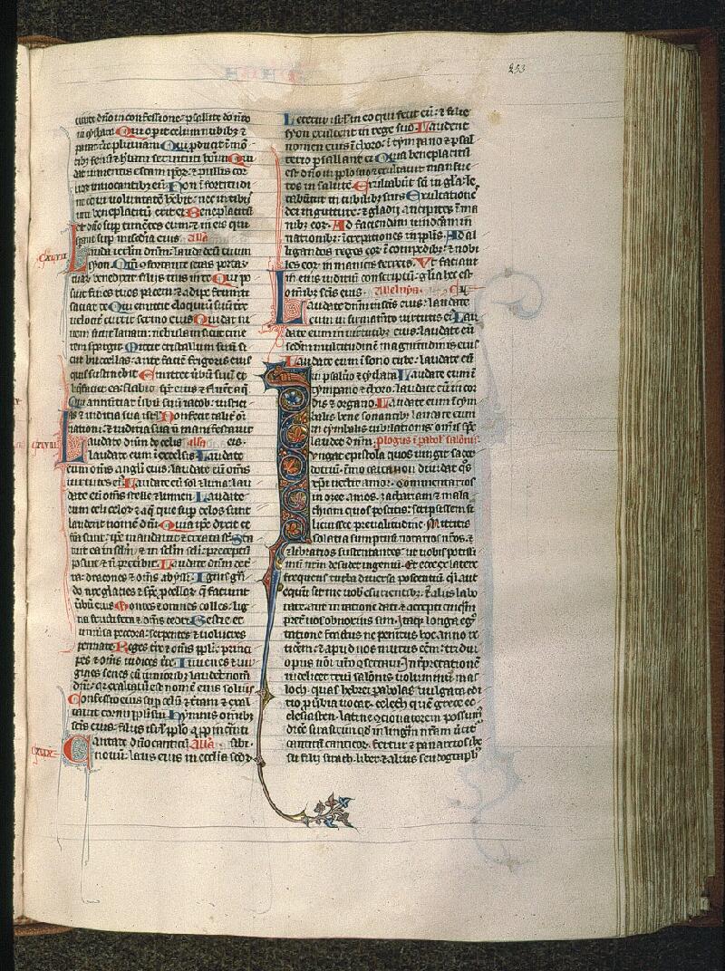 Paris, Bibl. Sainte-Geneviève, ms. 0015, f. 253
