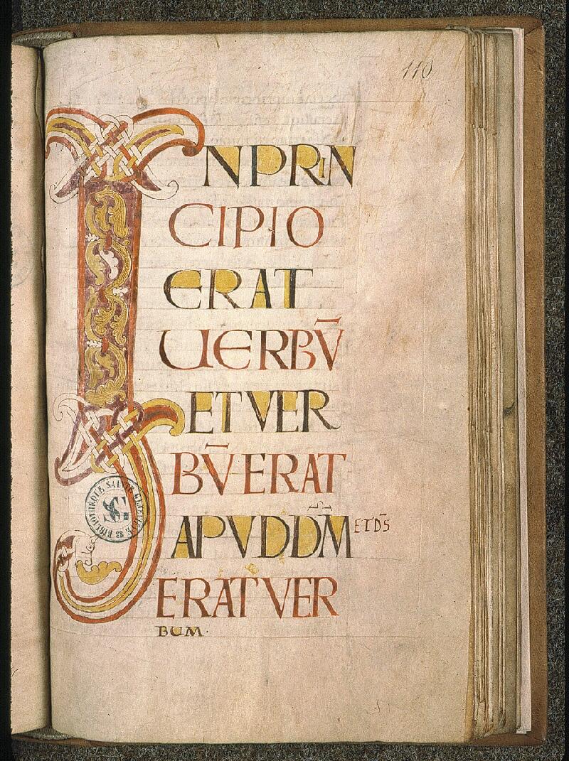 Paris, Bibl. Sainte-Geneviève, ms. 0017, f. 110