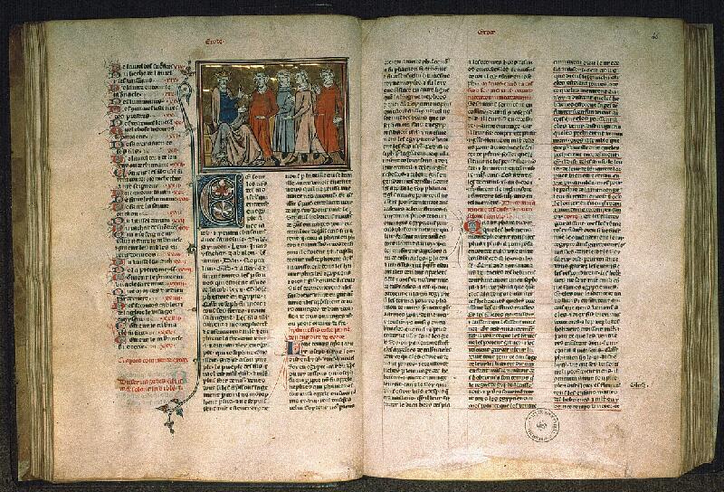 Paris, Bibl. Sainte-Geneviève, ms. 0020, f. 045v-046