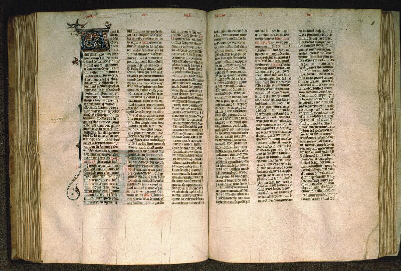 Paris, Bibl. Sainte-Geneviève, ms. 0020, f. 133v-134