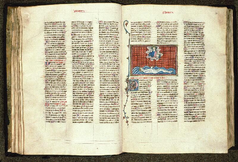 Paris, Bibl. Sainte-Geneviève, ms. 0021, f. 054v-055