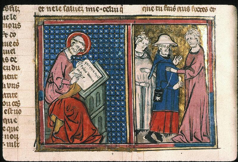 Paris, Bibl. Sainte-Geneviève, ms. 0021, f. 257v - vue 2