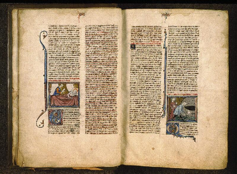 Paris, Bibl. Sainte-Geneviève, ms. 0022, f. 013v-014