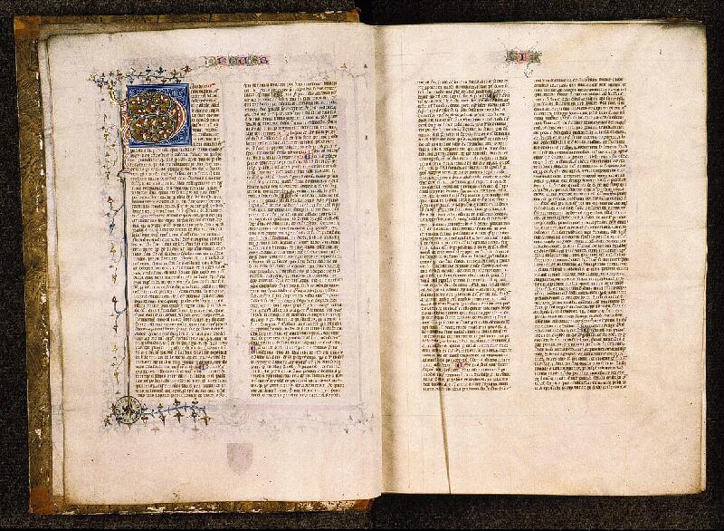 Paris, Bibl. Sainte-Geneviève, ms. 0035, f. 001v-002