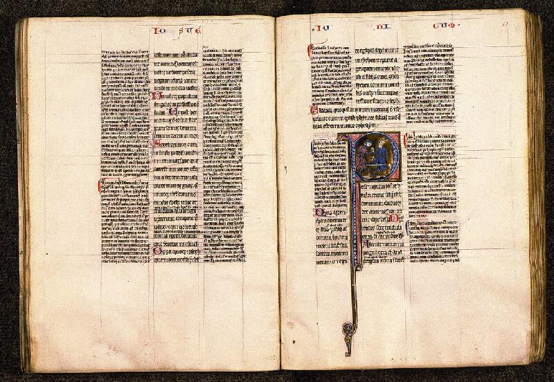 Paris, Bibl. Sainte-Geneviève, ms. 0046, f. 042v-043
