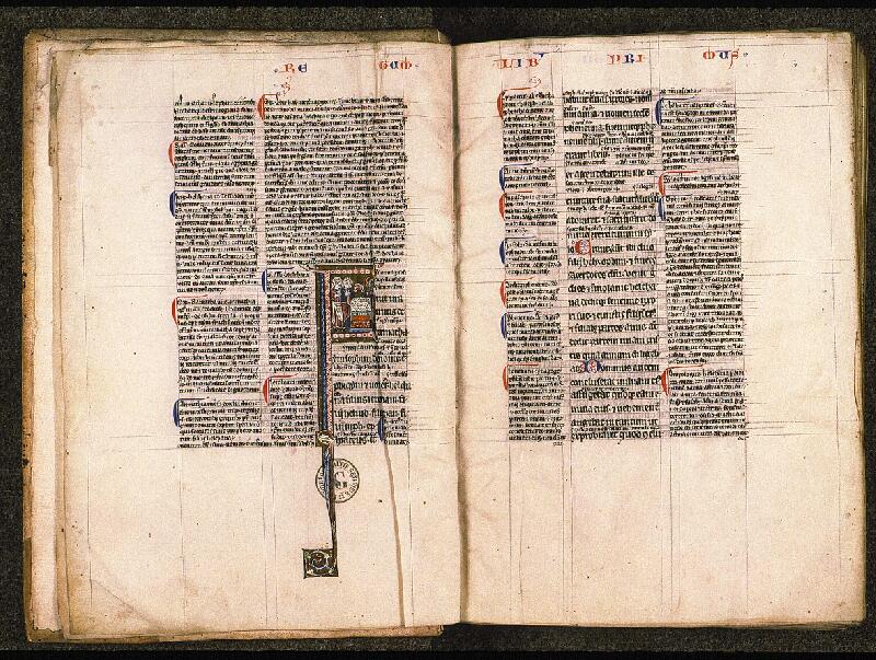 Paris, Bibl. Sainte-Geneviève, ms. 0047, f. 002v-003