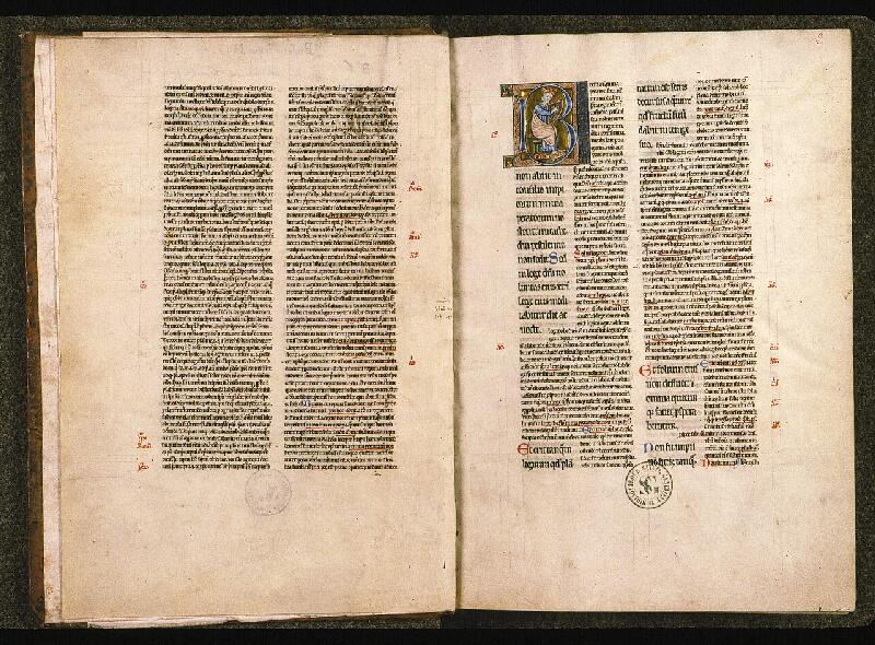 Paris, Bibl. Sainte-Geneviève, ms. 0058, f. 001v-002