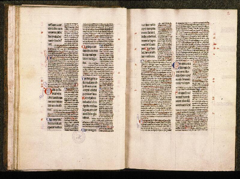 Paris, Bibl. Sainte-Geneviève, ms. 0058, f. 019v-020