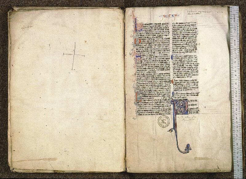 Paris, Bibl. Sainte-Geneviève, ms. 0075, f. 001 - vue 1
