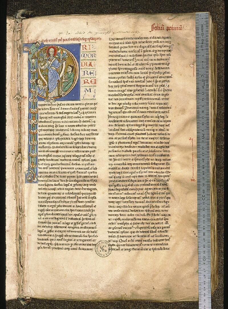Paris, Bibl. Sainte-Geneviève, ms. 0077, f. 001 - vue 1