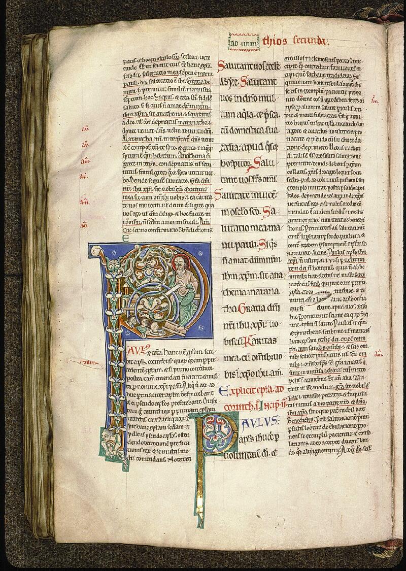 Paris, Bibl. Sainte-Geneviève, ms. 0077, f. 108v - vue 1