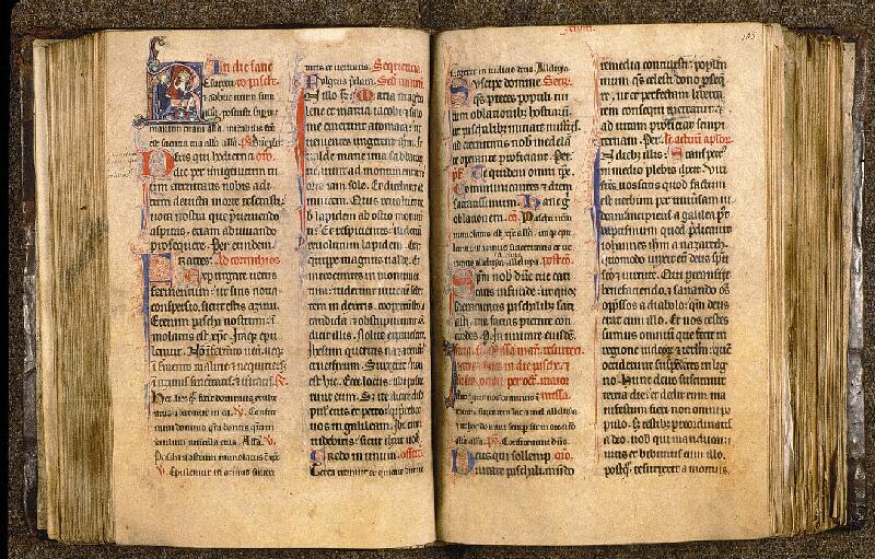 Paris, Bibl. Sainte-Geneviève, ms. 0090, f. 104v-105