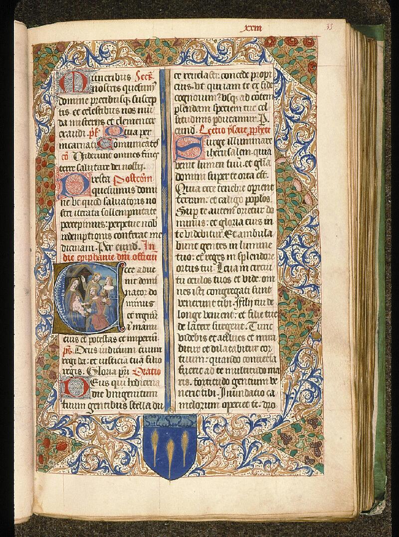 Paris, Bibl. Sainte-Geneviève, ms. 0091, f. 033 - vue 1