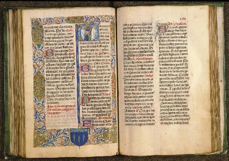 Paris, Bibl. Sainte-Geneviève, ms. 0091, f. 123v-124
