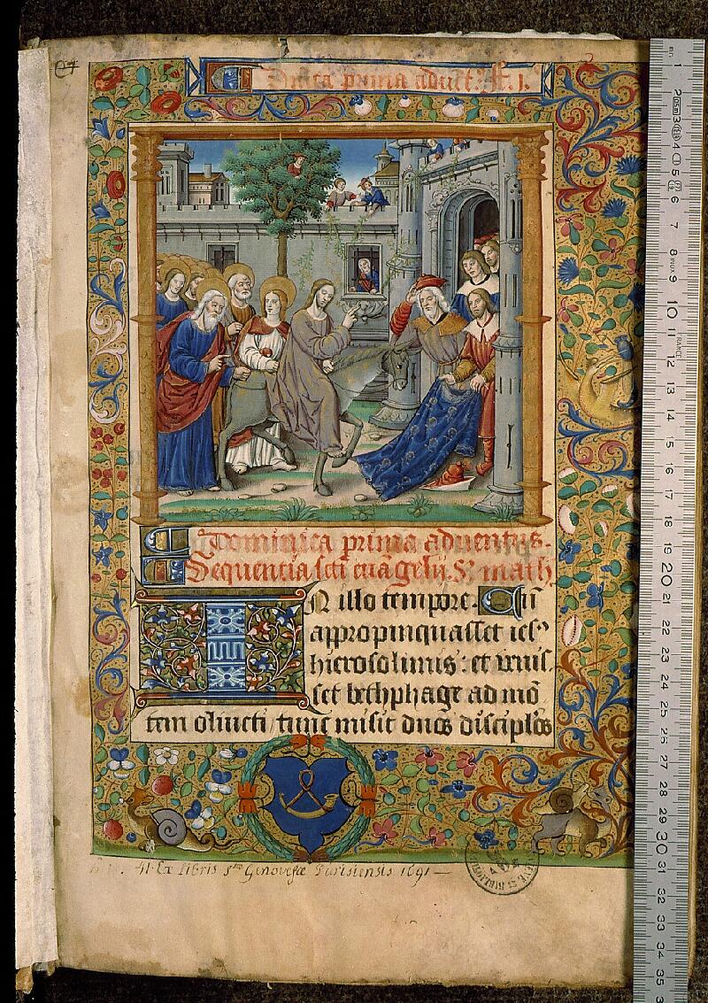 Paris, Bibl. Sainte-Geneviève, ms. 0106, f. 001 - vue 01
