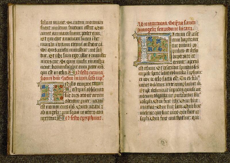 Paris, Bibl. Sainte-Geneviève, ms. 0110, f. 008v-009