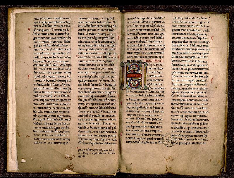 Paris, Bibl. Sainte-Geneviève, ms. 0124, f. 001v-002
