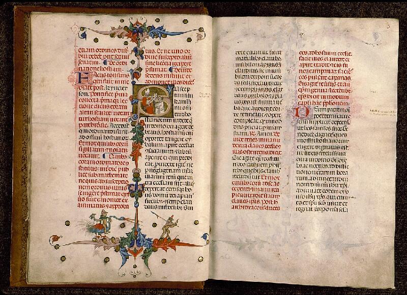 Paris, Bibl. Sainte-Geneviève, ms. 0143, f. 008v-009