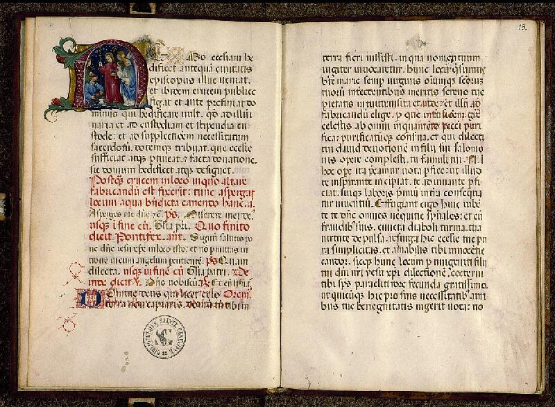 Paris, Bibl. Sainte-Geneviève, ms. 0147, f. 012v-013