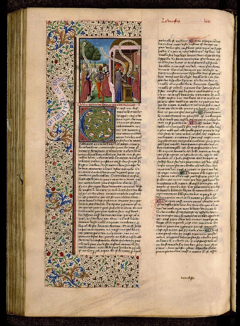 Paris, Bibl. Sainte-Geneviève, ms. 0246, f. 232v - vue 1