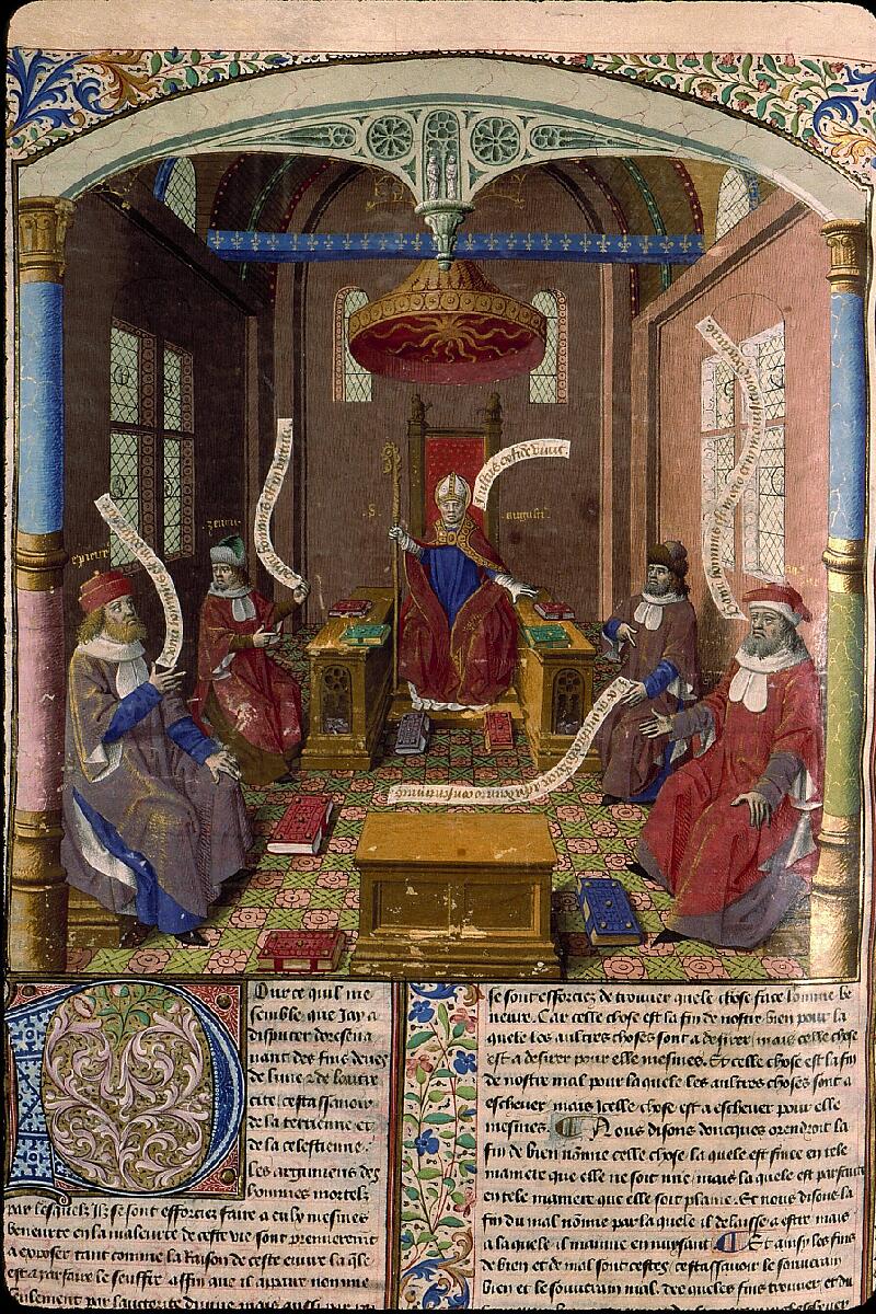 Paris, Bibl. Sainte-Geneviève, ms. 0246, f. 354v - vue 2