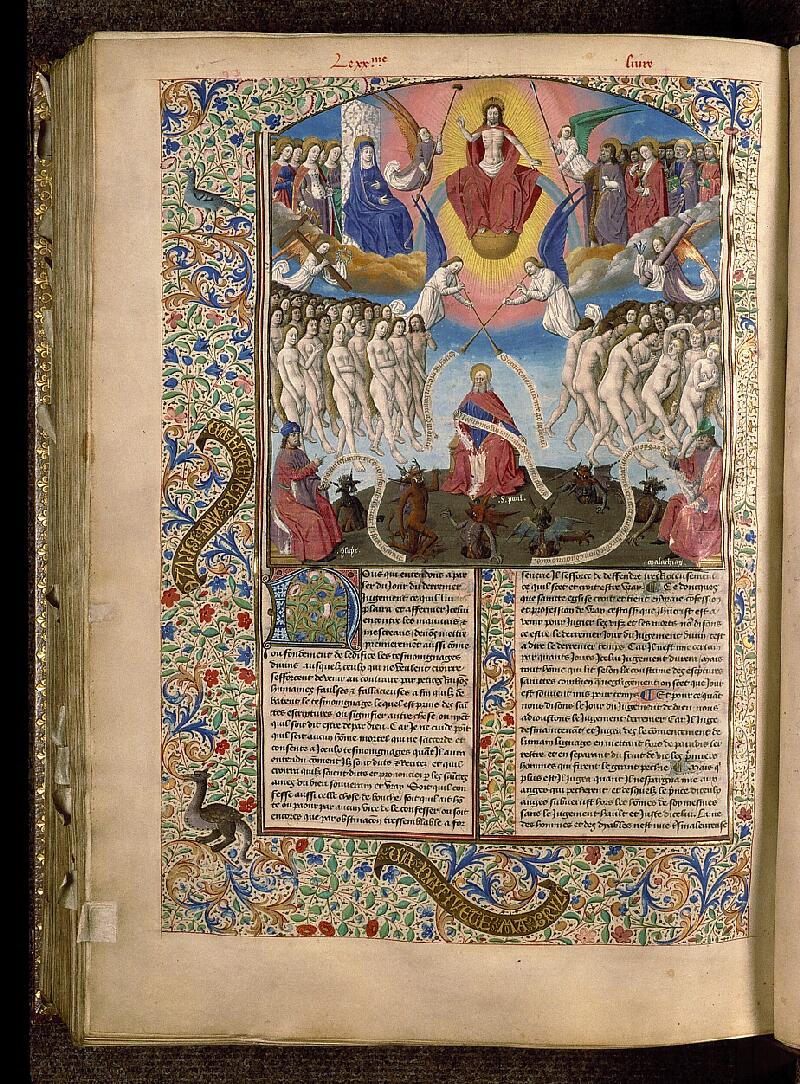 Paris, Bibl. Sainte-Geneviève, ms. 0246, f. 371v - vue 1