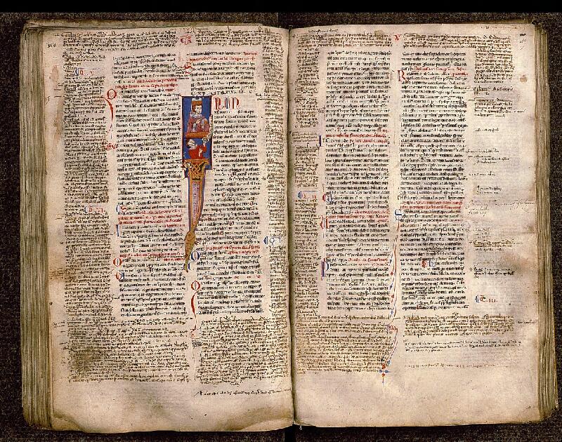Paris, Bibl. Sainte-Geneviève, ms. 0341, f. 128v-129