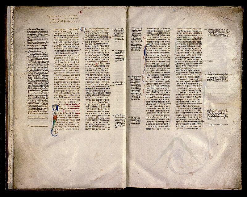 Paris, Bibl. Sainte-Geneviève, ms. 0391, f. 003v-004