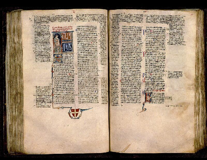 Paris, Bibl. Sainte-Geneviève, ms. 0393, f. 154v-155