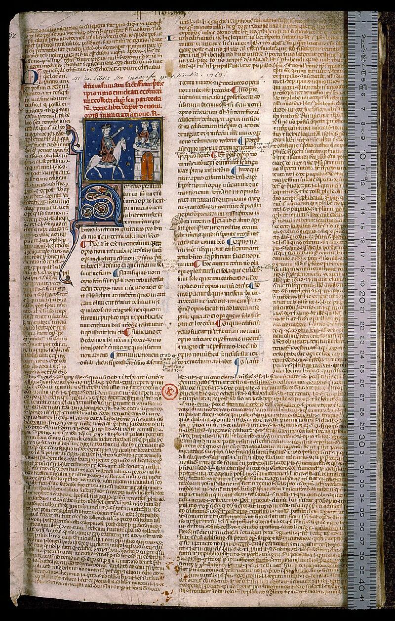 Paris, Bibl. Sainte-Geneviève, ms. 0395, f. 004 - vue 1