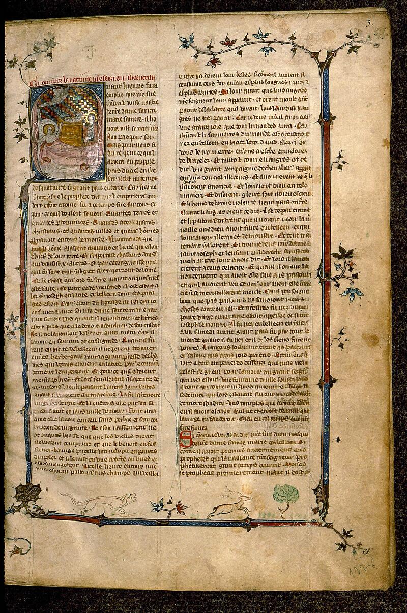 Paris, Bibl. Sainte-Geneviève, ms. 0587, f. 003 - vue 2