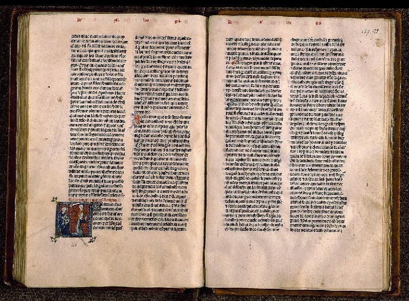 Paris, Bibl. Sainte-Geneviève, ms. 0588, f. 154v-155