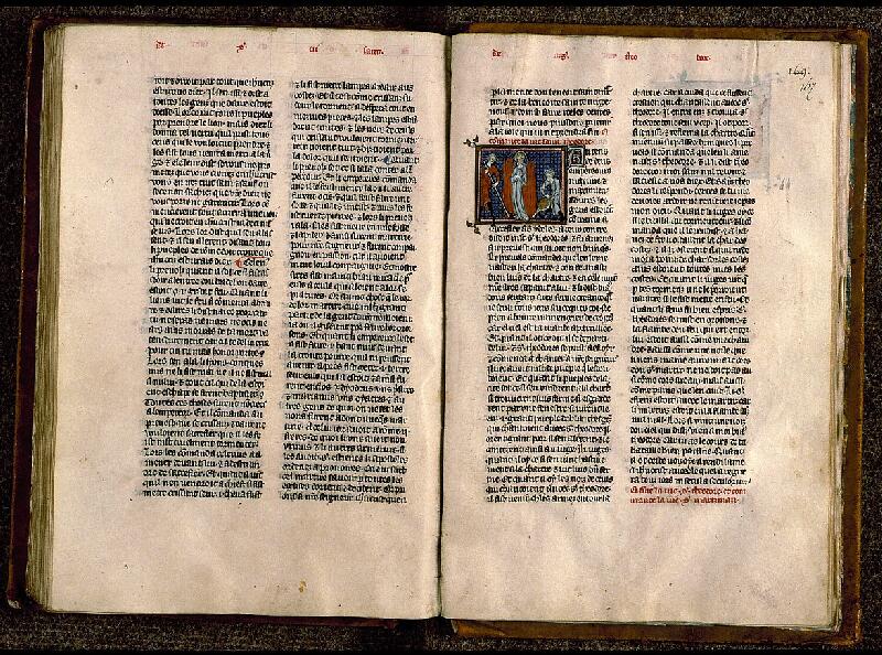 Paris, Bibl. Sainte-Geneviève, ms. 0588, f. 166v-167