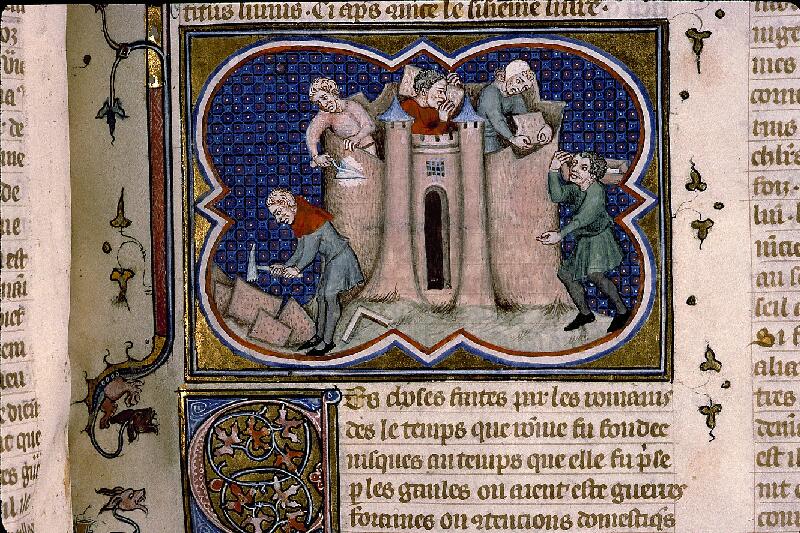 Paris, Bibl. Sainte-Geneviève, ms. 0777, f. 100 - vue 1