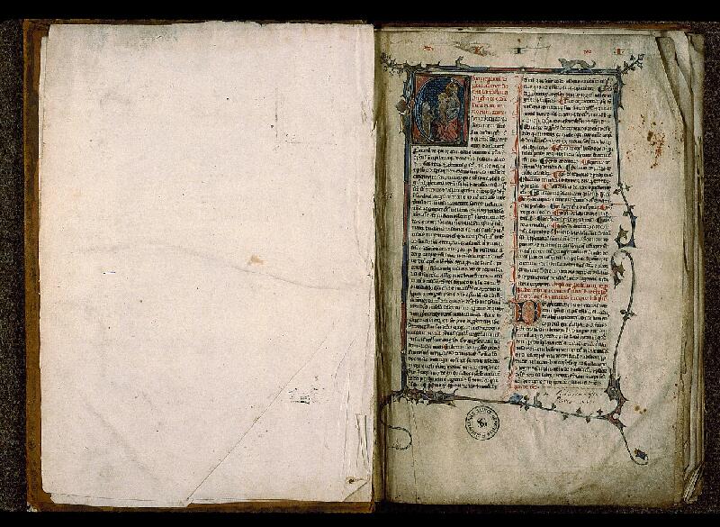 Paris, Bibl. Sainte-Geneviève, ms. 1024, f. 001 - vue 2