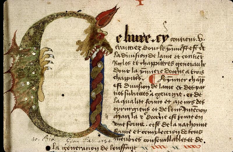 Paris, Bibl. Sainte-Geneviève, ms. 1036, f. 001 - vue 3