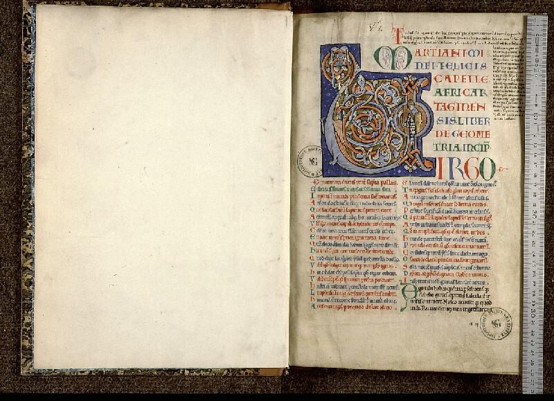 Paris, Bibl. Sainte-Geneviève, ms. 1042, f. 001 - vue 1