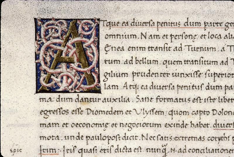 Paris, Bibl. Sainte-Geneviève, ms. 1116, f. 198v