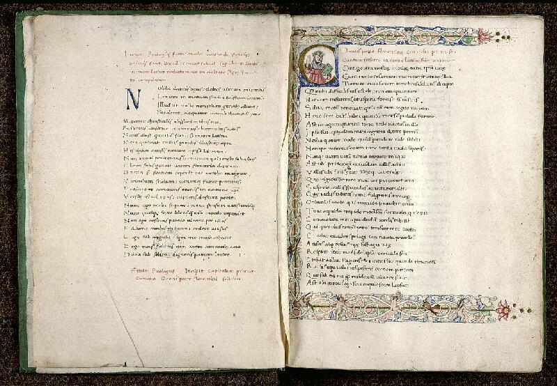 Paris, Bibl. Sainte-Geneviève, ms. 1117, f. 001v-002 - vue 2