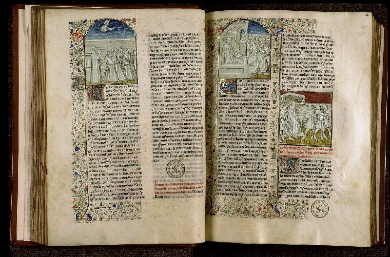 Paris, Bibl. Sainte-Geneviève, ms. 1128, f. 040v-041