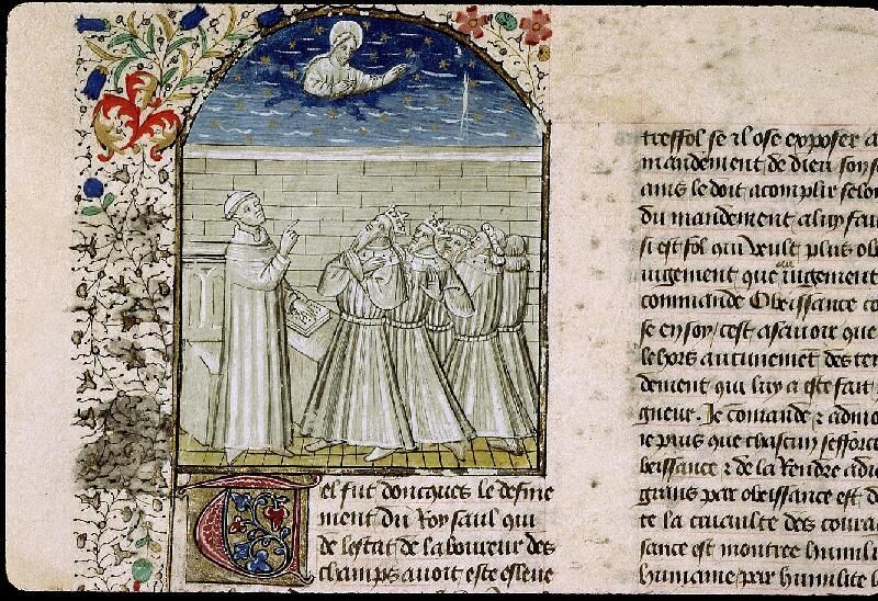 Paris, Bibl. Sainte-Geneviève, ms. 1128, f. 040v - vue 1