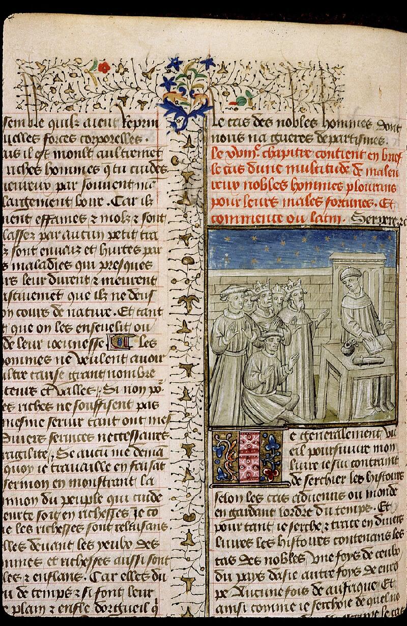 Paris, Bibl. Sainte-Geneviève, ms. 1128, f. 112v - vue 1