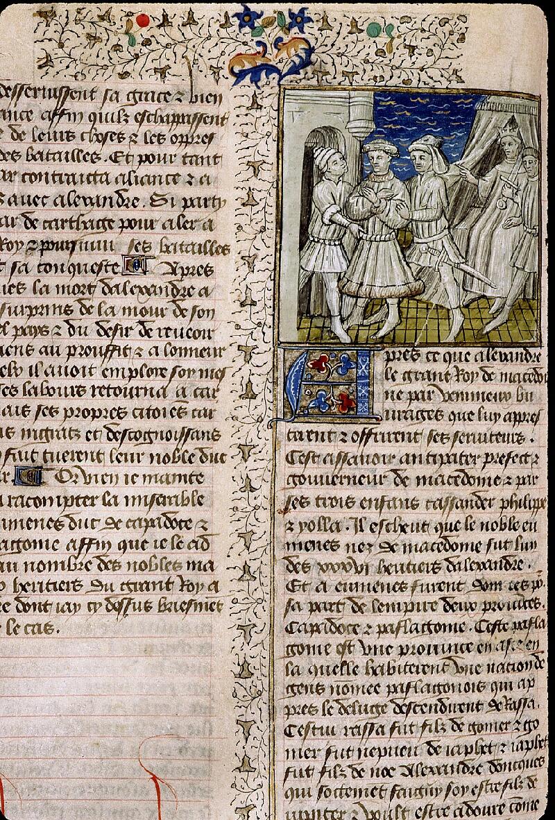 Paris, Bibl. Sainte-Geneviève, ms. 1128, f. 135v - vue 1
