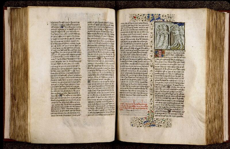 Paris, Bibl. Sainte-Geneviève, ms. 1128, f. 136v-137