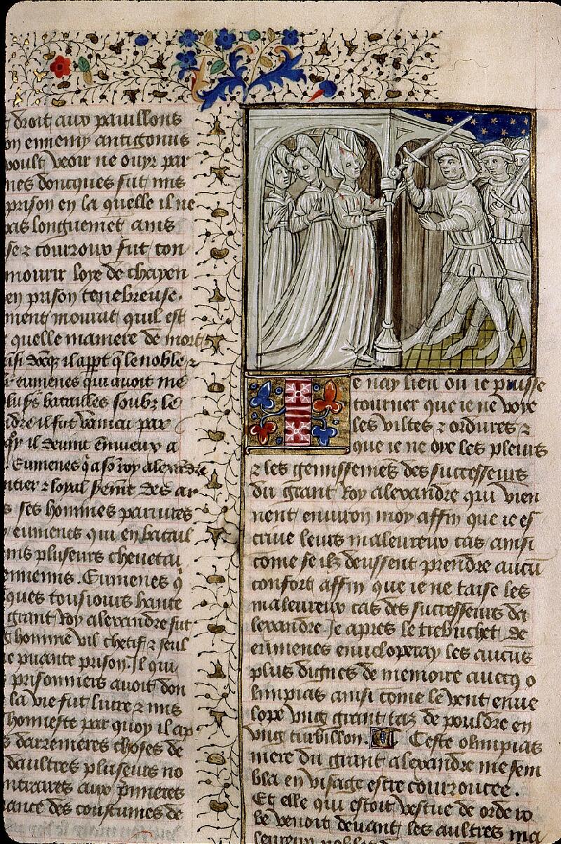 Paris, Bibl. Sainte-Geneviève, ms. 1128, f. 137 - vue 1