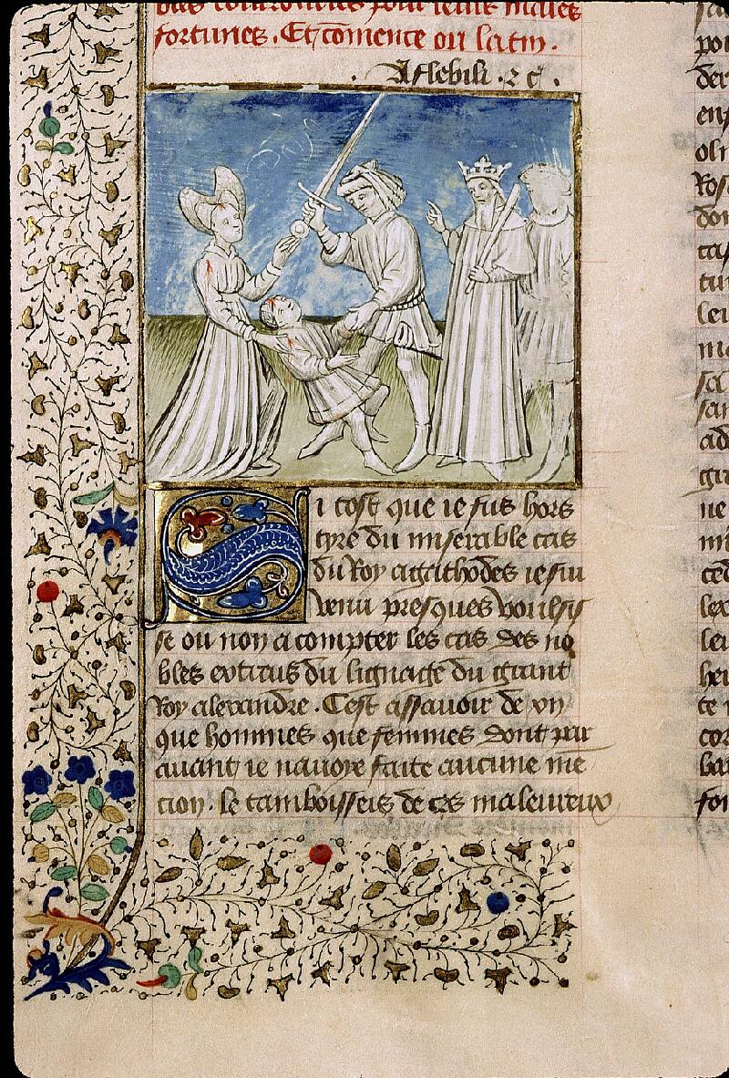 Paris, Bibl. Sainte-Geneviève, ms. 1128, f. 143v - vue 1