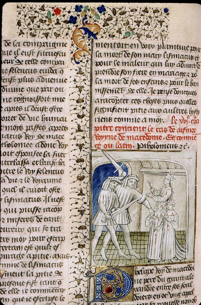 Paris, Bibl. Sainte-Geneviève, ms. 1128, f. 147v - vue 1
