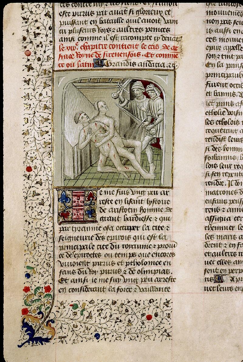 Paris, Bibl. Sainte-Geneviève, ms. 1128, f. 154v - vue 1